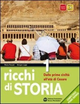 ricchi di storia 1 +atl. storia biennio lic e 1 mg