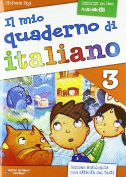 mio quaderno di italiano 3 IN ESAURIMENTO