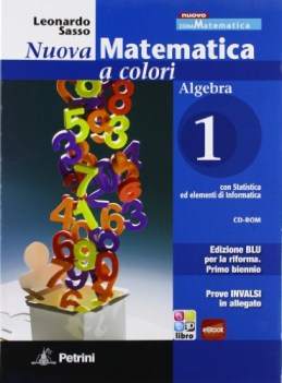 nuova matematica a colori blu alg.1 (3tomi + cdrom) matematica it e ip