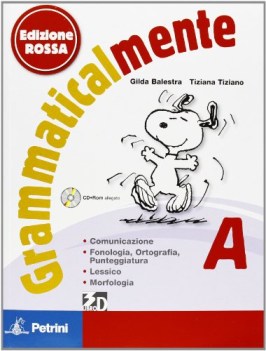 grammaticalmente Rossa a+b +inv+cd italiano, gramm. medie