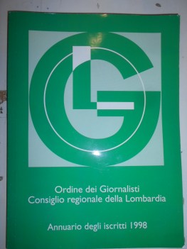 ordine dei giornalisti 1998 consiglio regionale della lombardia