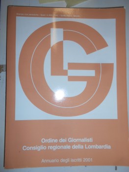 ordine dei giornalisti 2001 consiglio regionale della lombardia