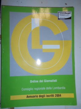 ordine dei giornalisti 2004 consiglio regionale della lombardia