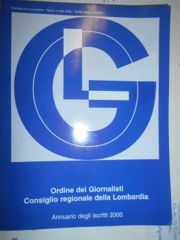 ordine dei giornalisti 2000 consiglio regionale della lombardia