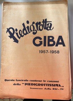 piedigrotta giba 1957-1958