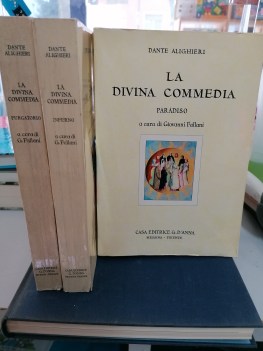 divina commedia 3 cantiche a cura di fallani giovanni