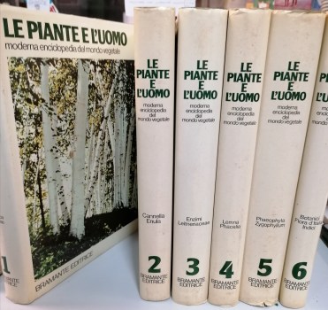 piante e l uomo moderna enciclopedia del mondo vegetale 6 VOLUMI