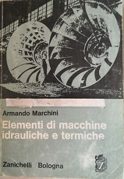 elementi di macchine idrauliche e termiche