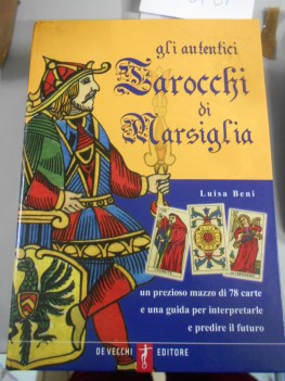 autentici tarocchi di marsiglia con 78 carte