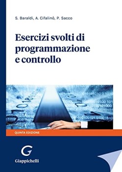 esercizi svolti di programmazione e controllo