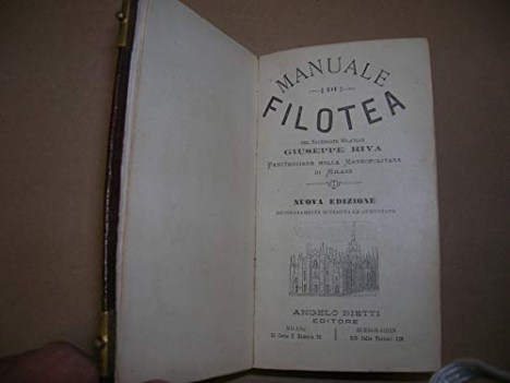 manuale di filotea Riva 1889