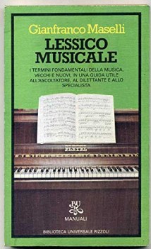 lessico musicale