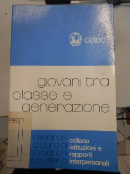 giovani tra classe e generazione