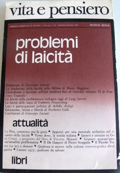 problemi di laicit