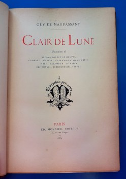 Clair de lune ed.Monnier 1884 con illustrazioni