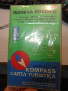 carta turistica kompass bernina-sondrio n.93