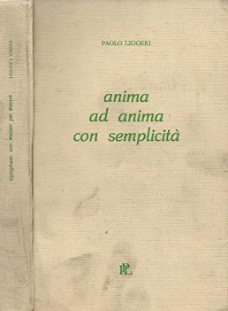 anima ad anima con semplicita