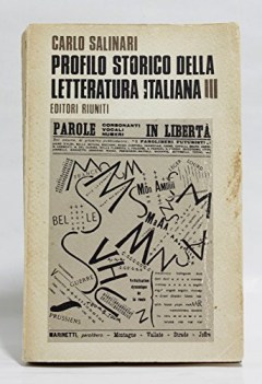 profilo storico della letteratura italiana vol iii