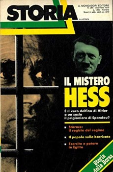 storia rivista n. 265 dicembre 1979 mistero rudolf hess