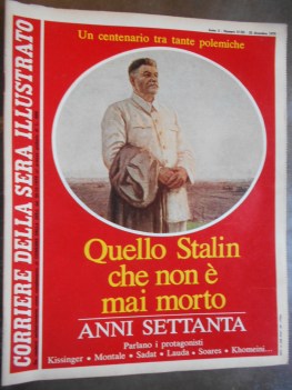 corriere della sera illustrato numero 51/52 - dicembre 1979 QUELLO STALIN CHE...