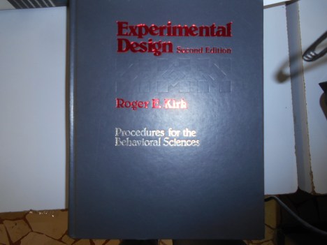 experimental design procedures for the behavioral sciences procedure