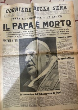 papa giovanni morte corriere della sera