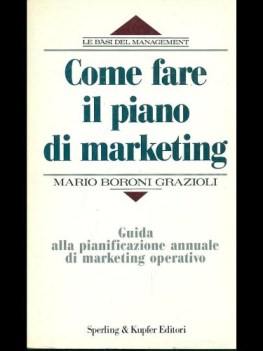 come fare il piano di marketing