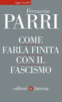 come farla finita con il fascismo