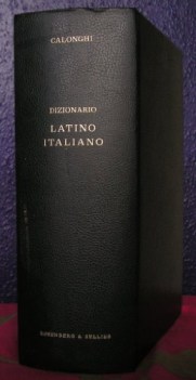 dizionario italiano-latino vol I e dizionario latino-italiano vol II