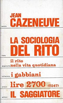 sociologia del rito il rito nella vita quotidiana