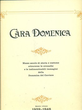 cara domenica quinto volume 1939 1948