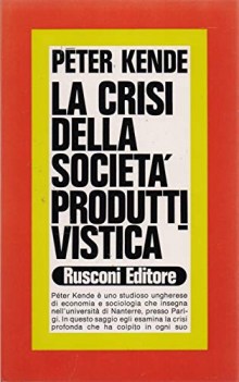 crisi della societa produttivistica