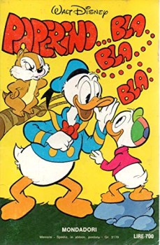 paperino bla bla bla classici disney 40 aprile 1980