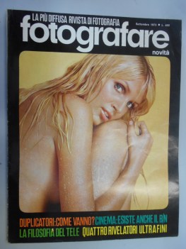 fotografare novita\' settembre 1973  numero 9 anno 2