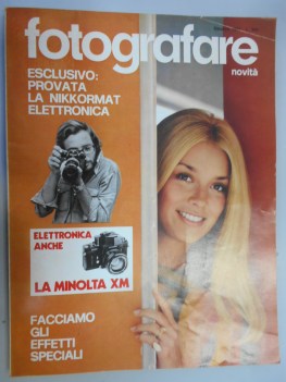 fotografare novita\' ottobre 1972  numero 10 anno 1