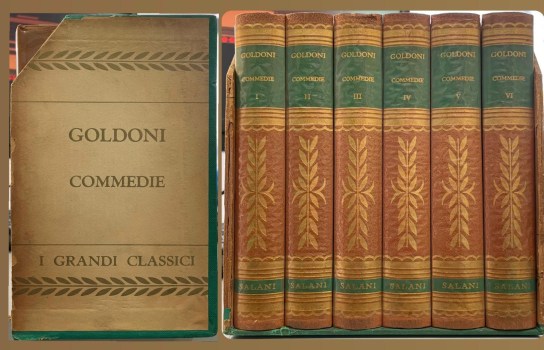 goldoni commedie 6 volumi