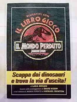 mondo perduto divertiti con il libro gioco jurassic park 2 CDE