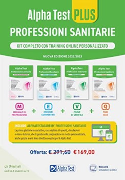 alpha test professioni sanitarie plus kit completo 4T 2022/23