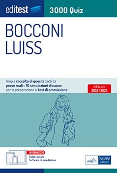 test universit bocconi e luiss raccolta di 3000 quiz con videole