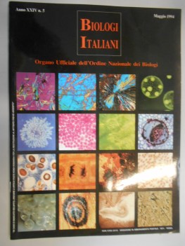 biologi italiani anno xxiv NUMERO 5 - MAGGIO 1994