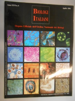 biologi italiani anno xxvi NUMERO 4 - APRILE 1996