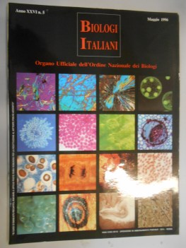 biologi italiani anno xxvi NUMERO 5 - MAGGIO 1996