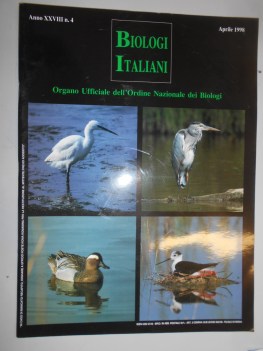 biologi italiani anno xxviii NUMERO 4 - APRILE 1998