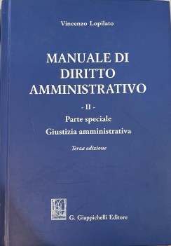 manuale di diritto amministrativo parte speciale vol. 2