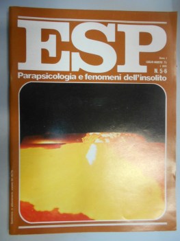 esp numero 5 - 6 - luglio - agosto 1975 parapsicologia e fenomeni dell\'insolito