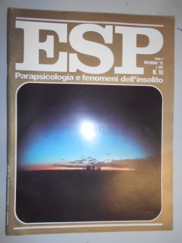 esp numero 10 - dicembre 1975 parapsicologia e fenomeni dell\'insolito