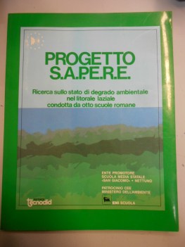 progetto sapere ricerca sullo stato di degrado ambientale