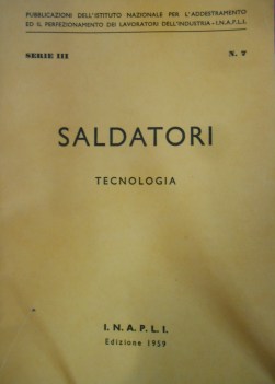 saldatori tecnologia serie 3 n 7