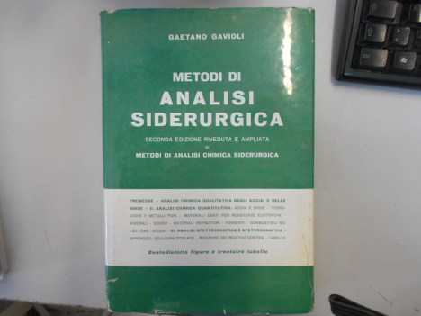 metodi di analisi siderurgica seconda edizione