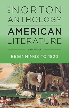 the norton anthology of american literature beginnings to 1820